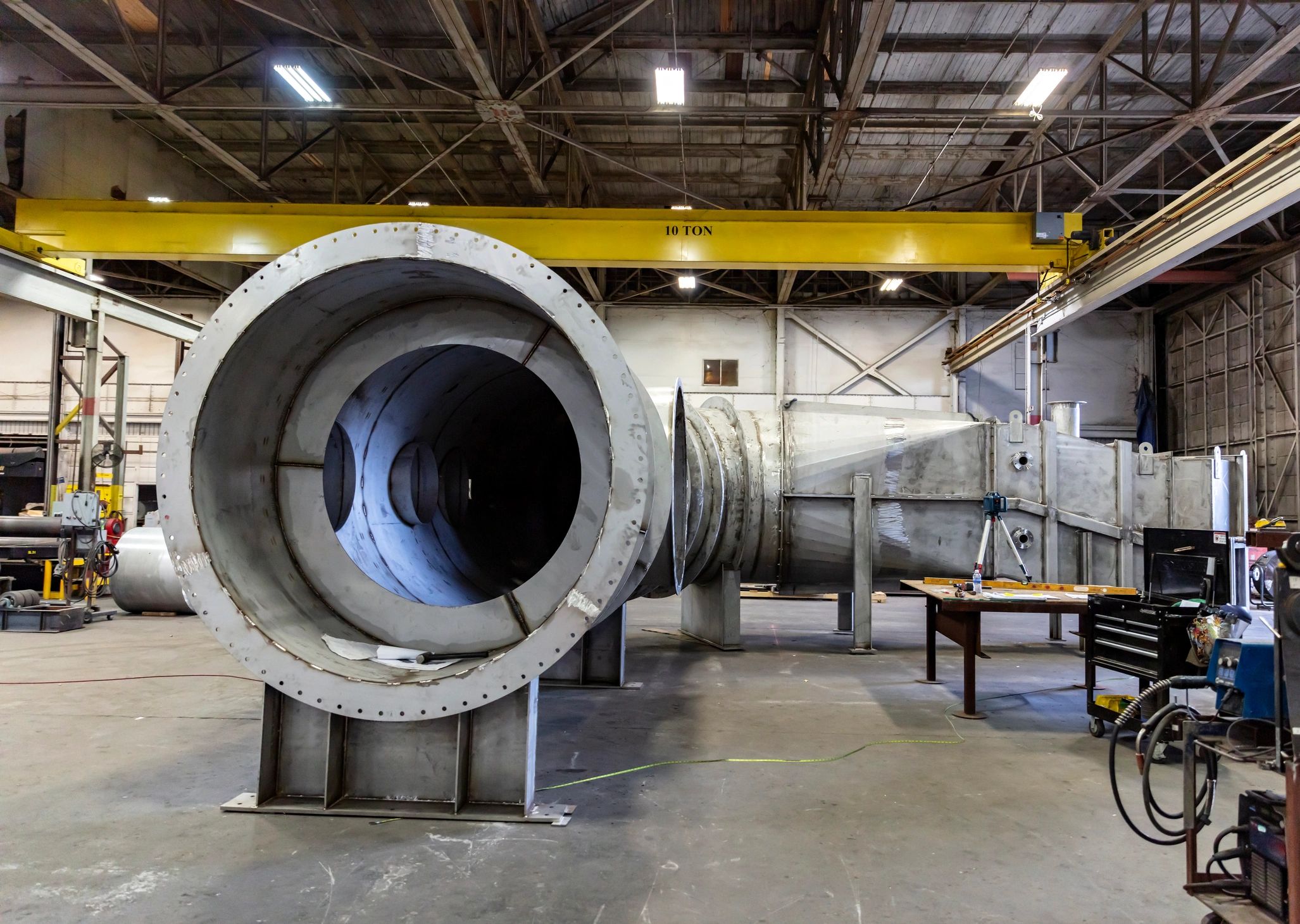 Air-cooled industrial chiller unit